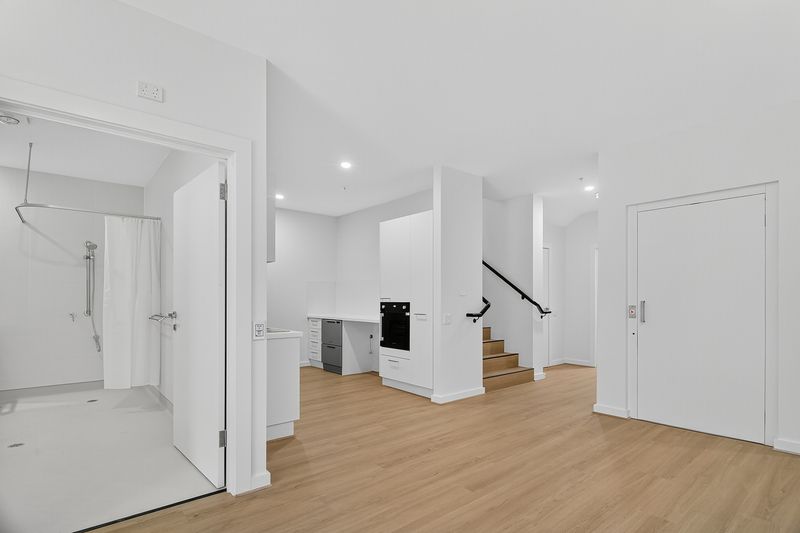 Kitchen and living