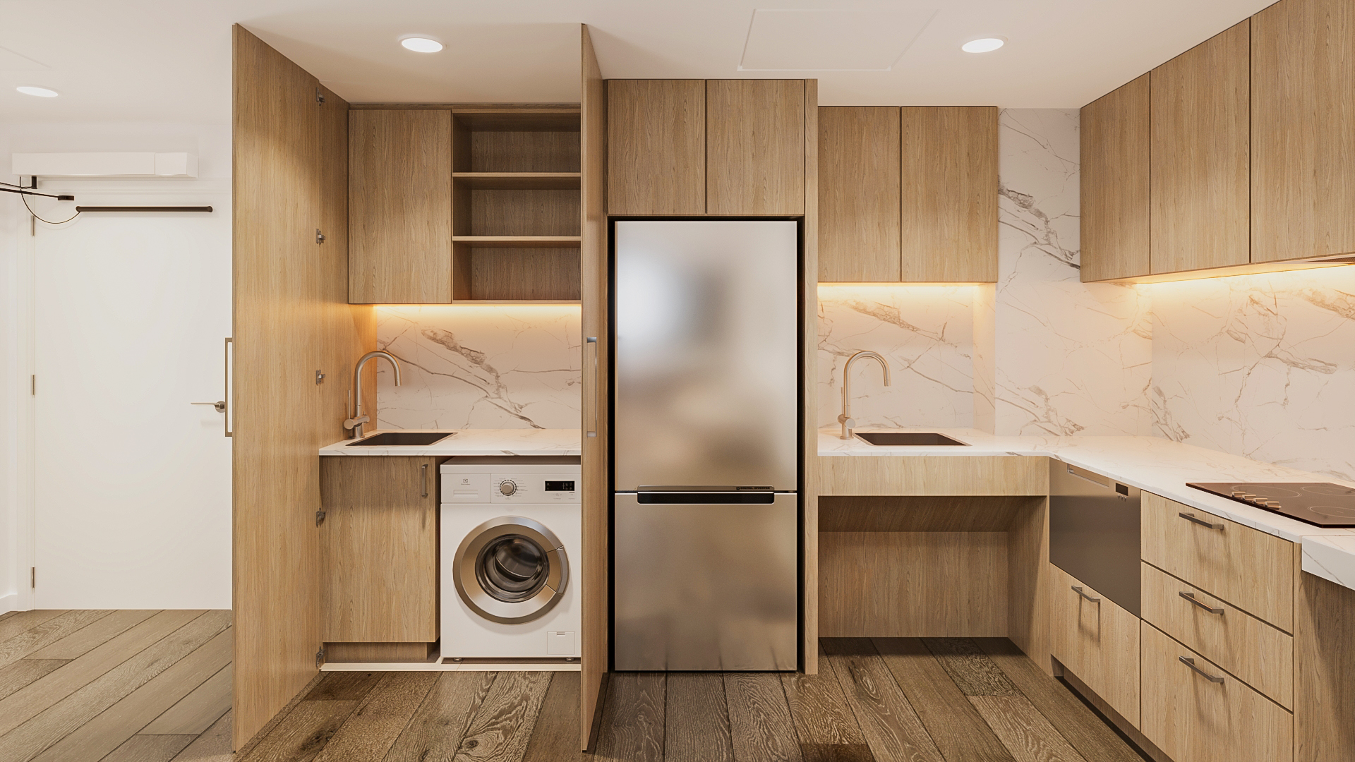 European-style laundry