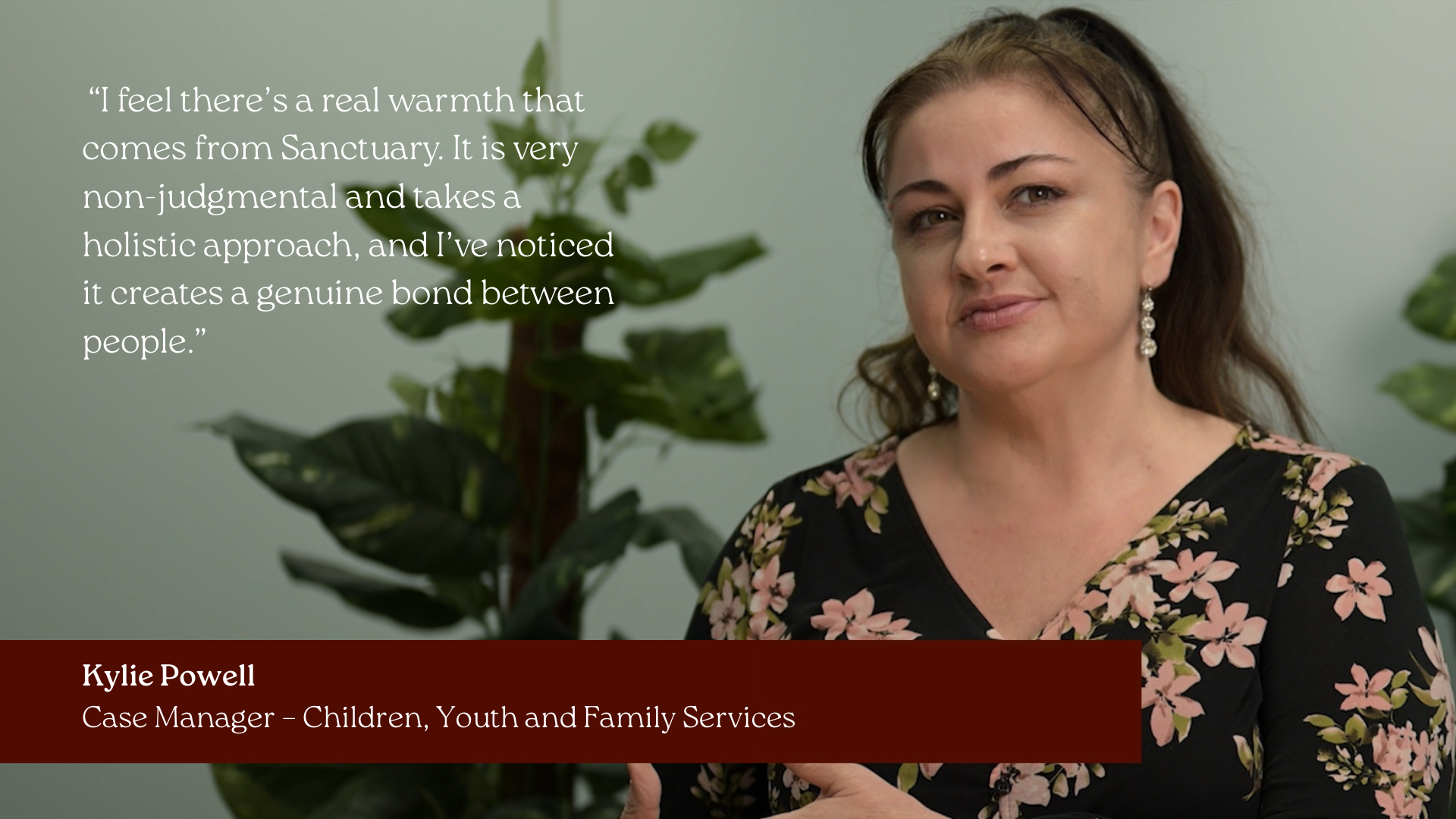 Staff member reflecting on the warmth, holistic approach and sense of connection created through the Sanctuary Model