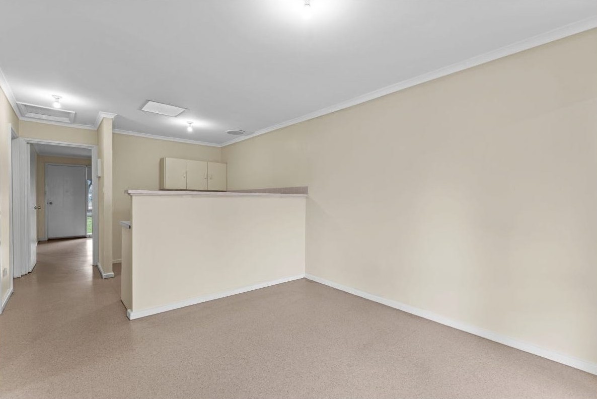 Accessible open-plan dining and kitchen area in Accessible unit in quiet Huntfield Heights, 2/11 Lorne Crescent, part of Australia’s leading disability accommodation provider.