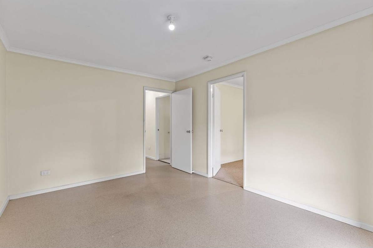 Accessible separate living area in Accessible unit in quiet Huntfield Heights, 2/11 Lorne Crescent, featuring open layout, multiple doorways, and clear circulation, part of Australia’s leading disability accommodation provider.